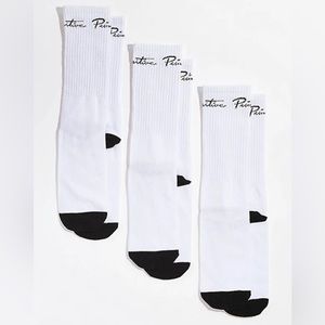 Primitive White 3 Pack Crew Socks